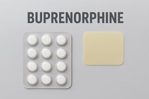 Buprenorphine Tablets and Film Display